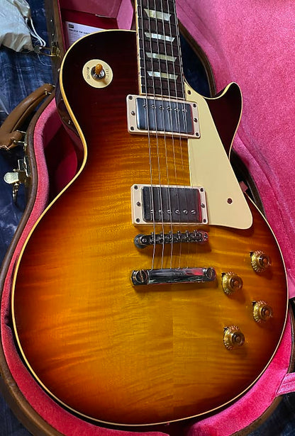 2024 Gibson Custom 1959 Les Paul Standard Reissue Electric Guitar - Murphy Lab Ultra Light Aged Factory Burst - Killer Flame - Authorized Dealer - 8.6lbs