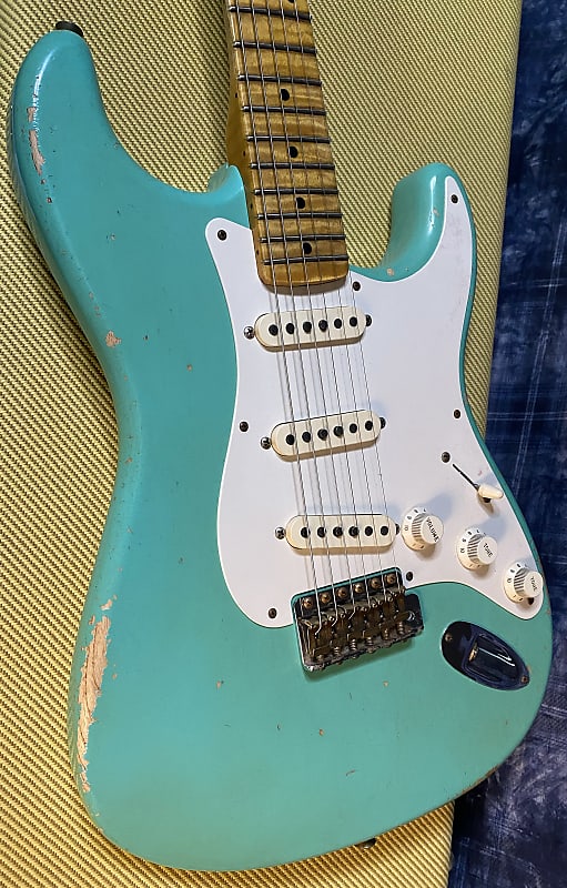 BRAND NEW! 2024 Fender Custom Shop Master Built Todd Krause MBTK - '57 Heavy Relic Stratocaster - Seafoam Green - Authorized Dealer - Only 7.2 lbs - G04060