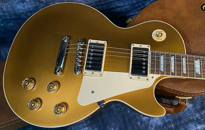 NEW ! 2024 Gibson Les Paul 50's Standard Bizarre Guitar 50th Anniversary Limited Edition All Gold Top, Back & Neck - Upgraded 57 Classic Pick-Ups - Speed Knobs - Titanium Saddles - Authorized Dealer - G03761 - 9.25 lbs