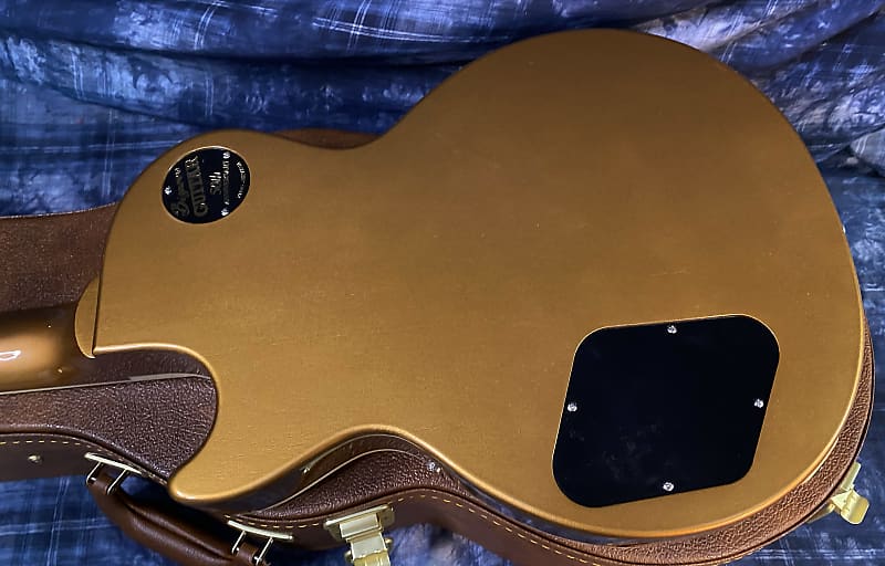 NEW ! 2024 Gibson Les Paul 50's Standard Bizarre Guitar 50th Anniversary Limited Edition All Gold Top, Back & Neck - Upgraded 57 Classic Pick-Ups - Speed Knobs - Titanium Saddles - Authorized Dealer - G03806 - 10.9 lbs - WOW!