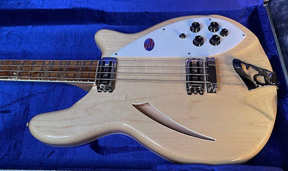 NEW ! 2024 Rickenbacker 4005V Maple Glo Mapleglo MG Semi-Hollow Body Bass - Authorized Dealer - In-Stock! 8.7 lbs G03969