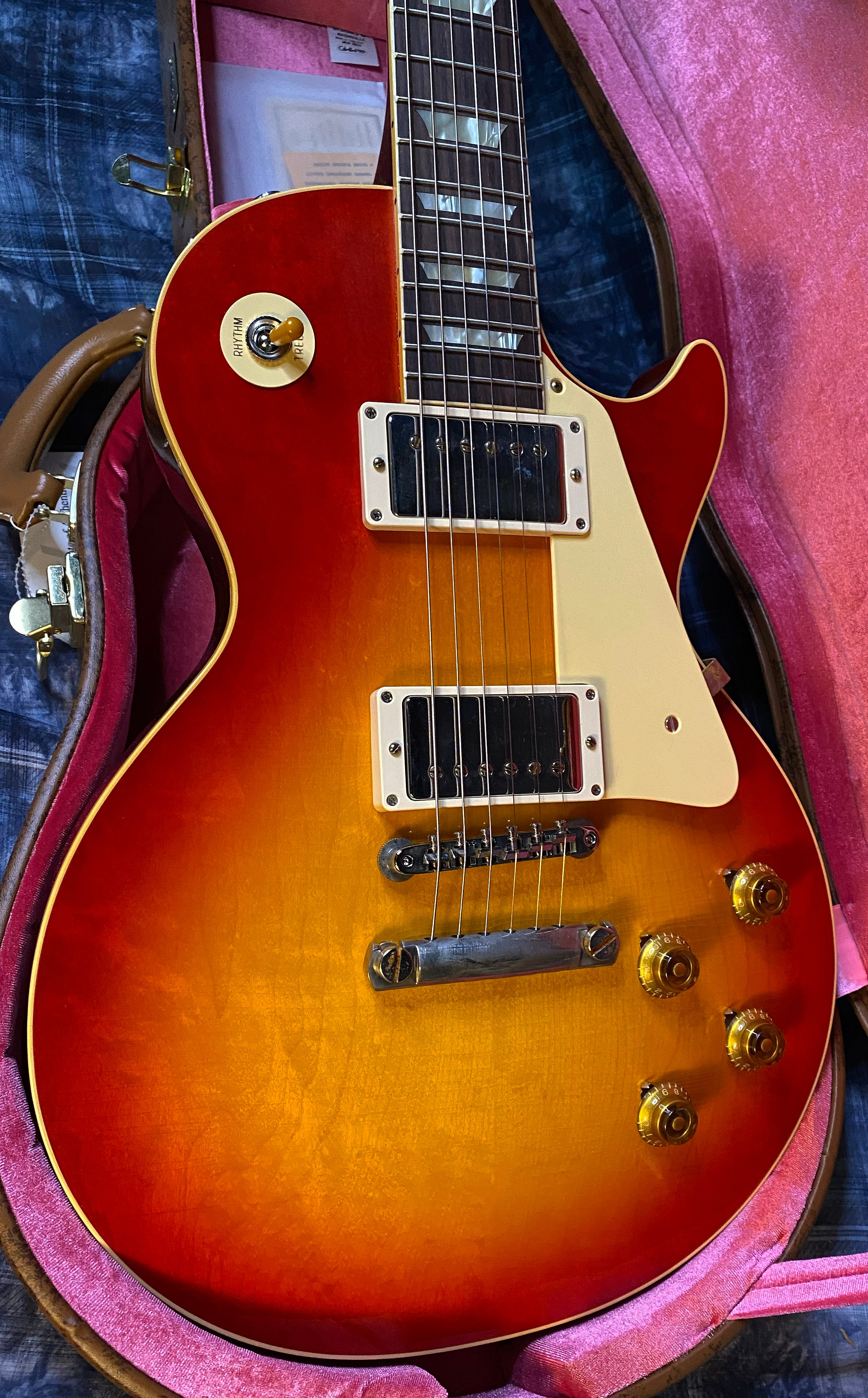 NEW ! 2024 Gibson Custom Shop '58 Les Paul Standard Washed Cherry - Murphy Lab - Ultra Light Aged - Authorized Dealer - 8.9 lbs - G03317