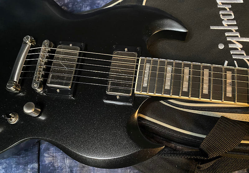 NEW! 2024 Epiphone SG Prophecy Electric Guitar - Aged Jet Black Metallic - Authorized Dealer - 7.5lbs - G03913