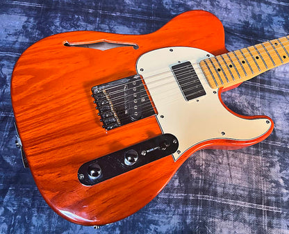 G&L ASAT Classic Bluesboy Semi-Hollow Body - Clear Orange