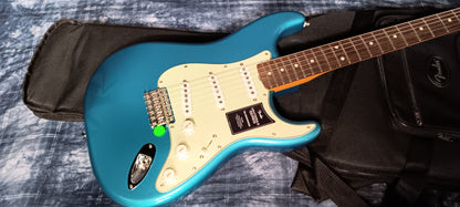 Brand New! Fender Vintera II '60s Stratocaster Electric Guitar - Lake Placid Blue Fender Vintera II '60s Stratocaster - Lake Placid Blue - 7.7 lbs - Authorized Dealer