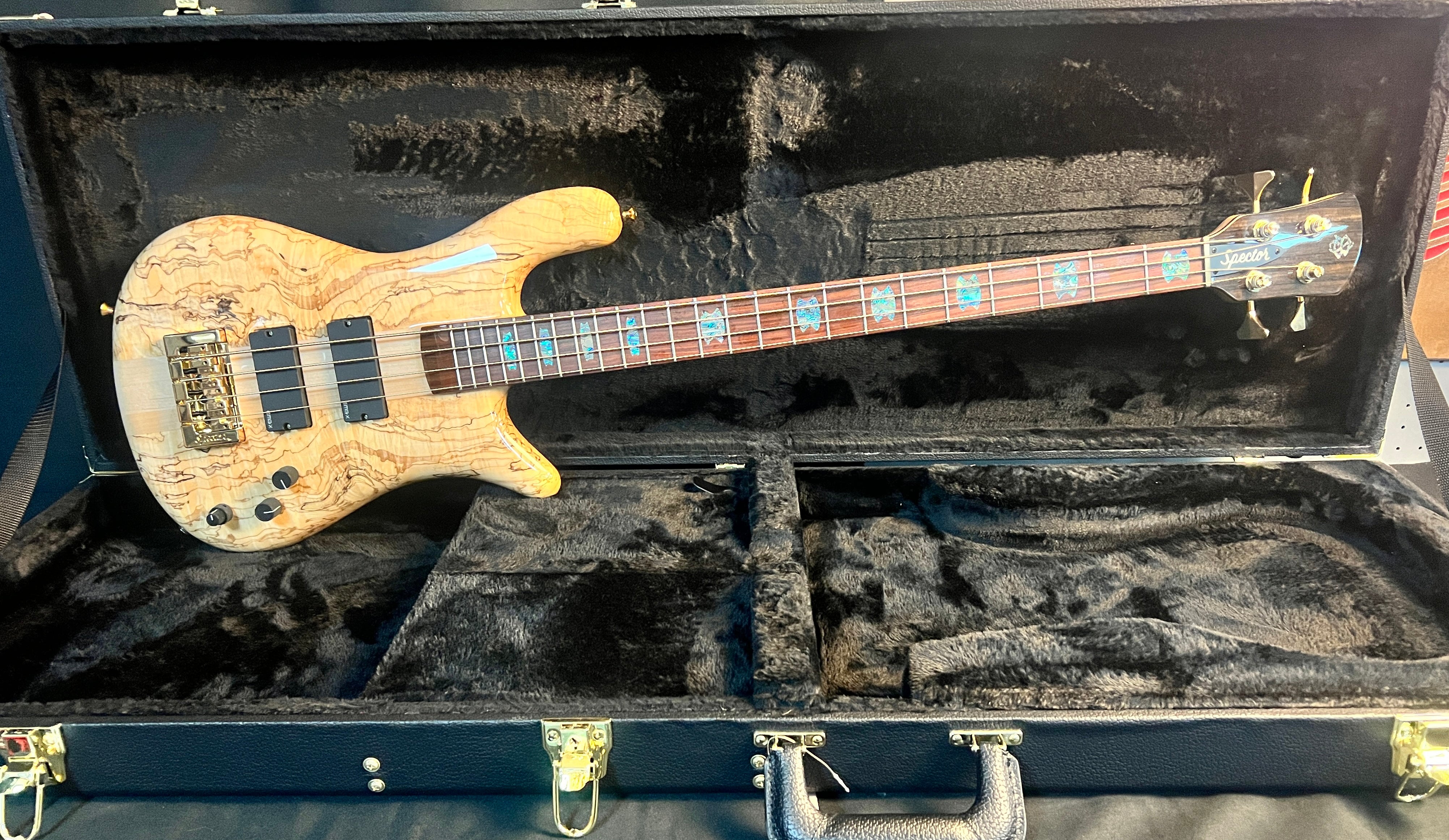 Spector NS-4 - USA Custom Shop - Spalted Maple - Authorized Dealer