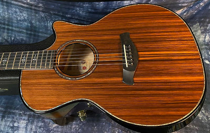 NEW! 2024 Taylor 914ce Builder's Edition Acoustic-Electric Guitar - Kona Edgeburst - Authorized Dealer - 5.1lbs - G03739