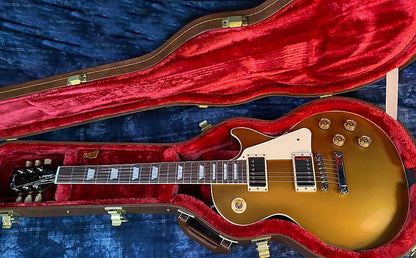 NEW ! 2024 Gibson Les Paul 50's Standard Bizarre Guitar 50th Anniversary Limited Edition All Gold Top, Back & Neck - Upgraded 57 Classic Pick-Ups - Speed Knobs - Titanium Saddles - Authorized Dealer - G03761 - 9.25 lbs