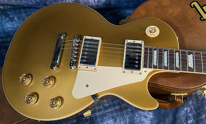 NEW ! 2024 Gibson Les Paul 50's Standard Bizarre Guitar 50th Anniversary Limited Edition All Gold Top, Back & Neck - Upgraded 57 Classic Pick-Ups - Speed Knobs - Titanium Saddles - Authorized Dealer - G03806 - 10.9 lbs - WOW!