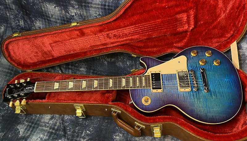 NEW! 2024 Gibson Les Paul Standard '50s Blueberry Burst - Only 8.75 lbs - Authorized Dealer - G04204