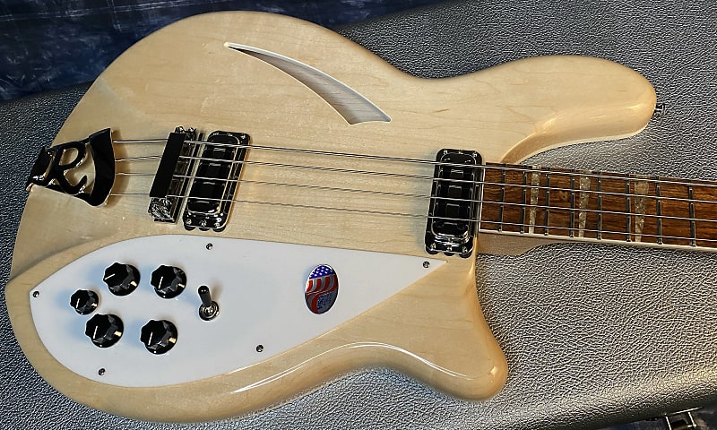 NEW ! 2024 Rickenbacker 4005V Maple Glo Mapleglo MG Semi-Hollow Body Bass - Authorized Dealer - In-Stock! 9.1 lbs G03975