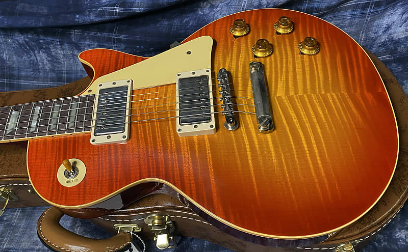 NEW! 2024 Gibson Custom Shop 1959 Les Paul Standard VOS - Sunrise Teaburst - Hand-Picked Top - Dealer Select - 8.6 lbs - Authorized Dealer - G03866