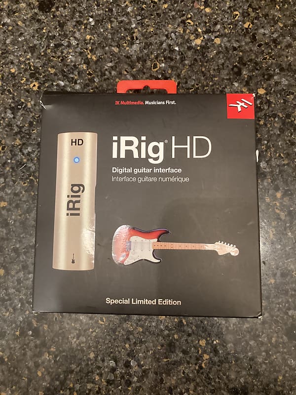 IK Multimedia iRig HD High-Quality iOS Guitar Interface Special Edition - Gold