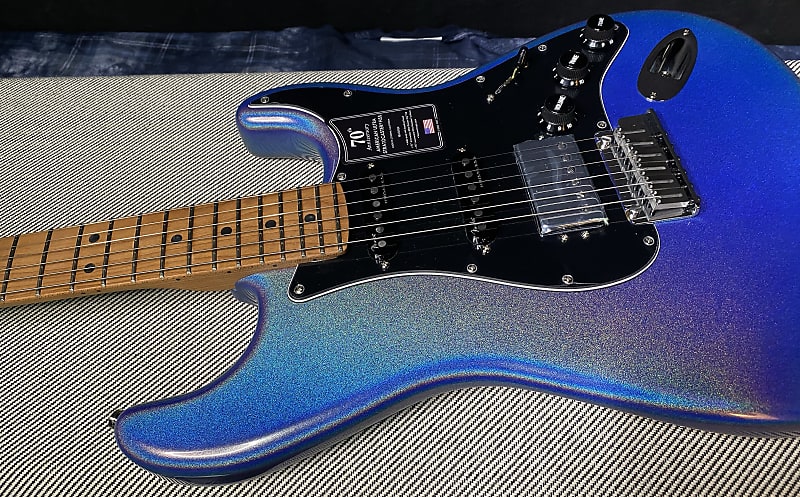 NEW! 2024 Fender 70th Anniversary American Ultra Stratocaster HSS - Amethyst - Authorized Dealer - In-Stock! 8.35lbs G03987