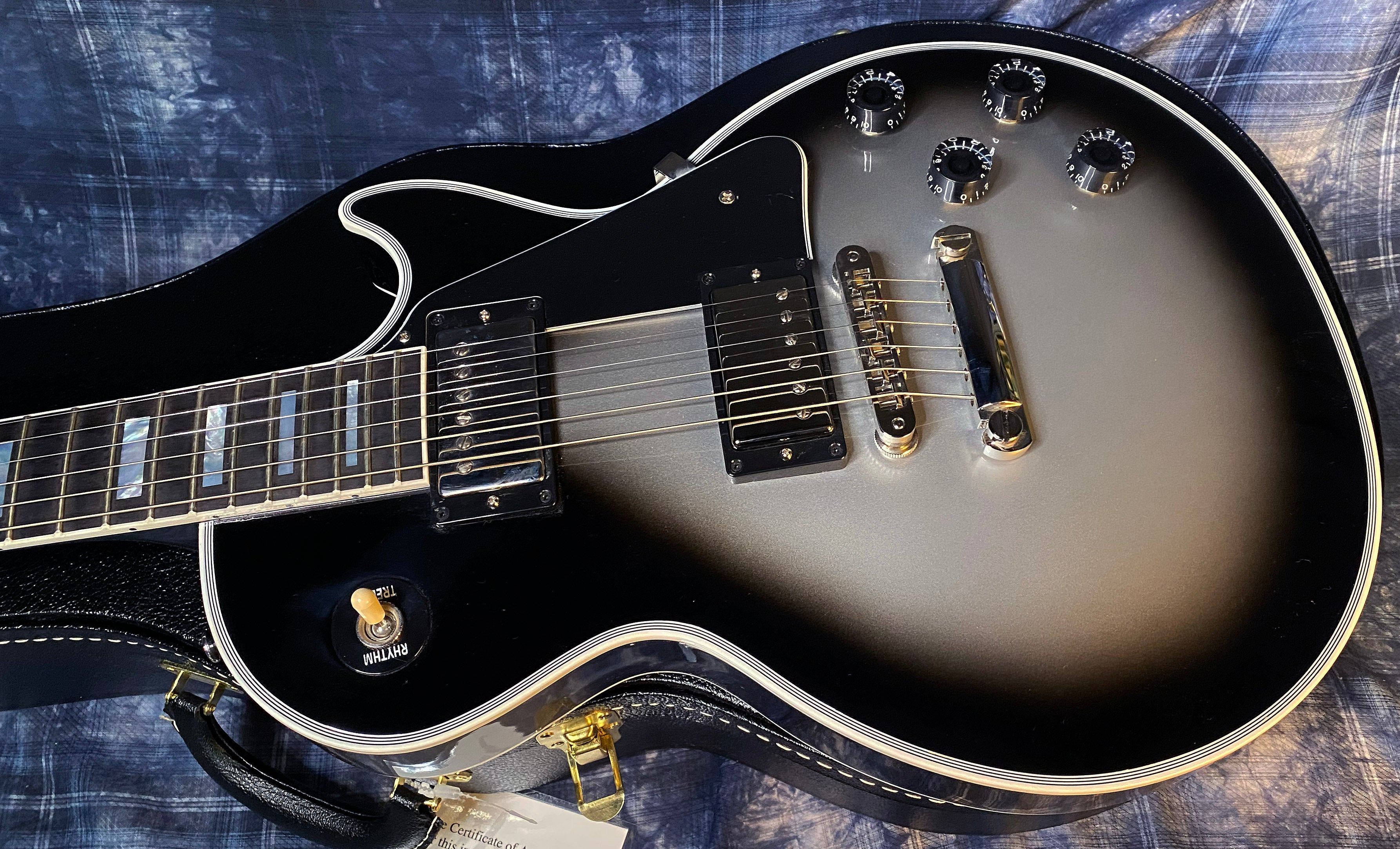 NEW! 2024 Gibson Custom Shop Les Paul Custom - Authorized Dealer - Silverburst - Super RARE! 10.25 lbs of LP Tone! - G03298