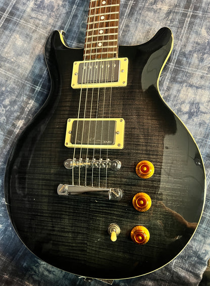 Hamer Studio FMT 1990s - Transparent Black - Flame Maple Top