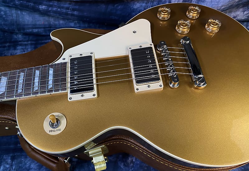 NEW ! 2024 Gibson Les Paul 50's Standard Bizarre Guitar 50th Anniversary Limited Edition All Gold Top, Back & Neck - Upgraded 57 Classic Pick-Ups - Speed Knobs - Titanium Saddles - Authorized Dealer - G03826 - 9.25 lbs