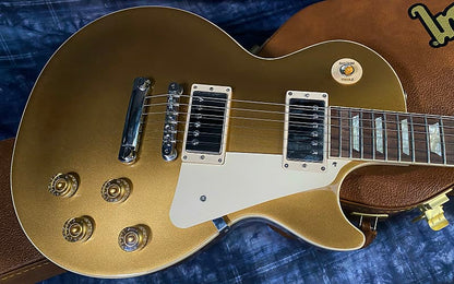 NEW ! 2024 Gibson Les Paul 50's Standard Bizarre Guitar 50th Anniversary Limited Edition All Gold Top, Back & Neck - Upgraded 57 Classic Pick-Ups - Speed Knobs - Titanium Saddles - Authorized Dealer - G03762 - 10 lbs