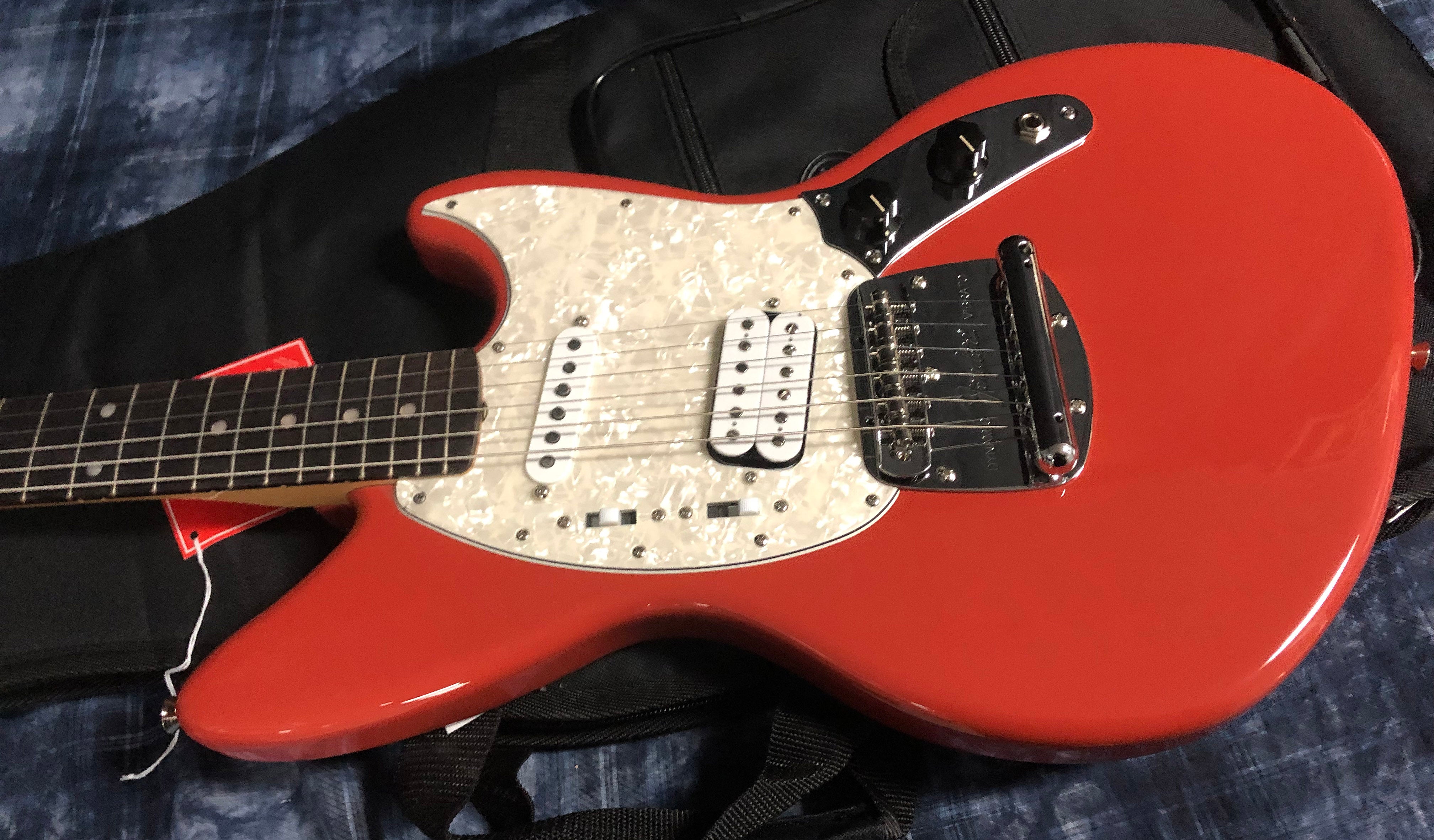 MINT! Fender Kurt Cobain Signature Jag-Stan Fiesta Red - Authorized Dealer - 7.6 lbs - SAVE BIG!