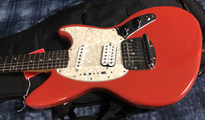 MINT! Fender Kurt Cobain Signature Jag-Stan Fiesta Red - Authorized Dealer - 7.6 lbs - SAVE BIG!