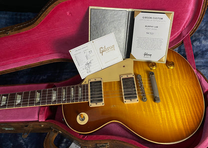 NEW ! 2024 Gibson Custom 1959 Les Paul Standard Reissue Electric Guitar - Murphy Lab Heavy Aged Slow Iced Tea Fade - Authorized Dealer - 8.75lbs - G02944