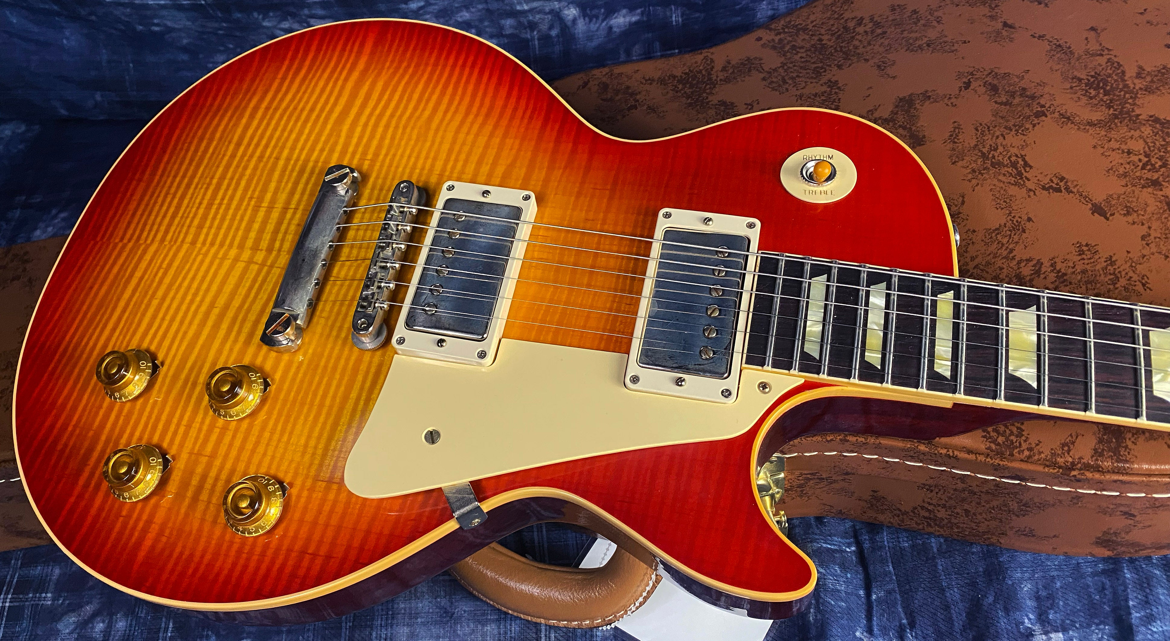 NEW! 2024 Gibson Custom Shop 1959 Les Paul - Washed Cherry Sunburst - Authorized Dealer - Hand Picked Top VOS - Only 8.65 lbs - G02958