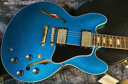 NEW! 2024 Gibson Custom Shop 1964 ES-335 VOS Reissue - Blue Sparkle - Authorized Dealer - 8.2 lbs - G03889