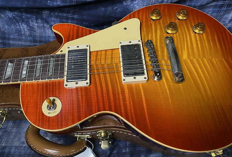 NEW! 2024 Gibson Custom Shop 1959 Les Paul Standard VOS - Sunrise Teaburst - Hand-Picked Top - Dealer Select - 8.6 lbs - Authorized Dealer - G03866