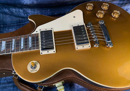 NEW ! 2024 Gibson Les Paul 50's Standard Bizarre Guitar 50th Anniversary Limited Edition All Gold Top, Back & Neck - Upgraded 57 Classic Pick-Ups - Speed Knobs - Titanium Saddles - Authorized Dealer - G03809 - Only 9.25 lbs!