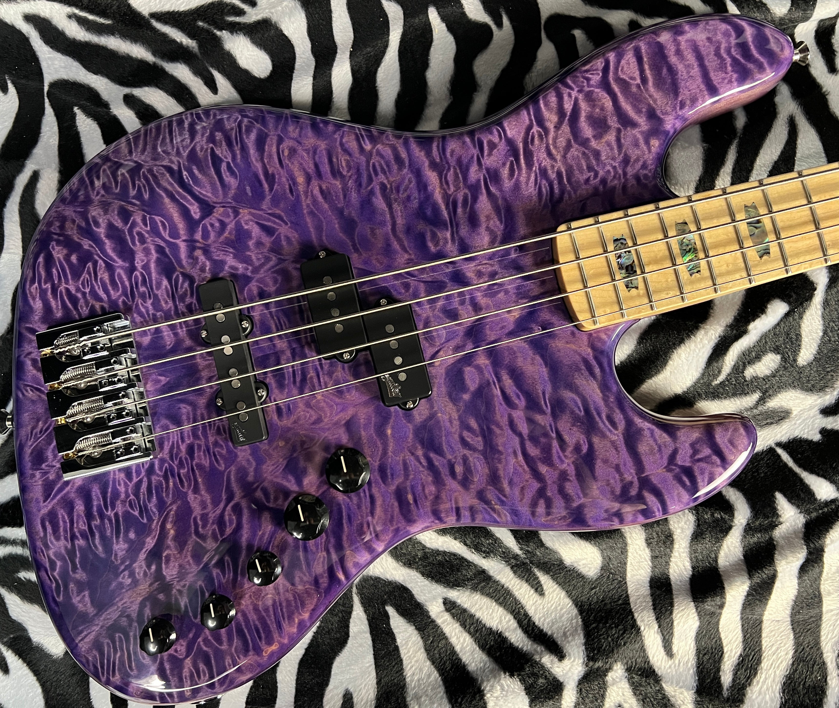 Spector USA Custom Shop Coda4 DLX - Ultra Violet - Authorized Dealer