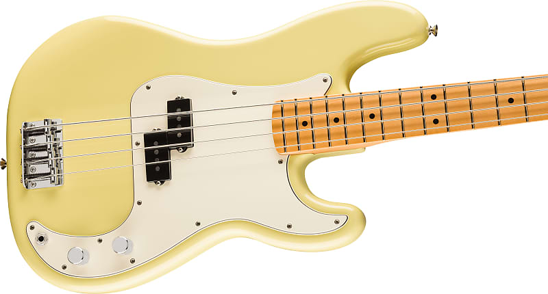 NEW! 2024 Fender  Player II Precision Bass - Maple Fingerboard - Hialeah Yellow - Authorized Dealer - In-Stock! G03915