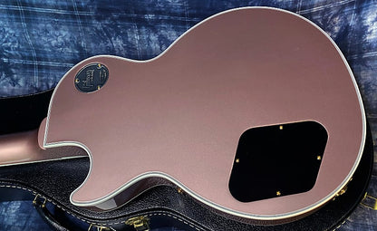 BRAND NEW! 2024 Gibson Dealer Select Custom Shop Les Paul Custom - Rose Gold Authorized Dealer - Only 9.4 lbs! - G03342