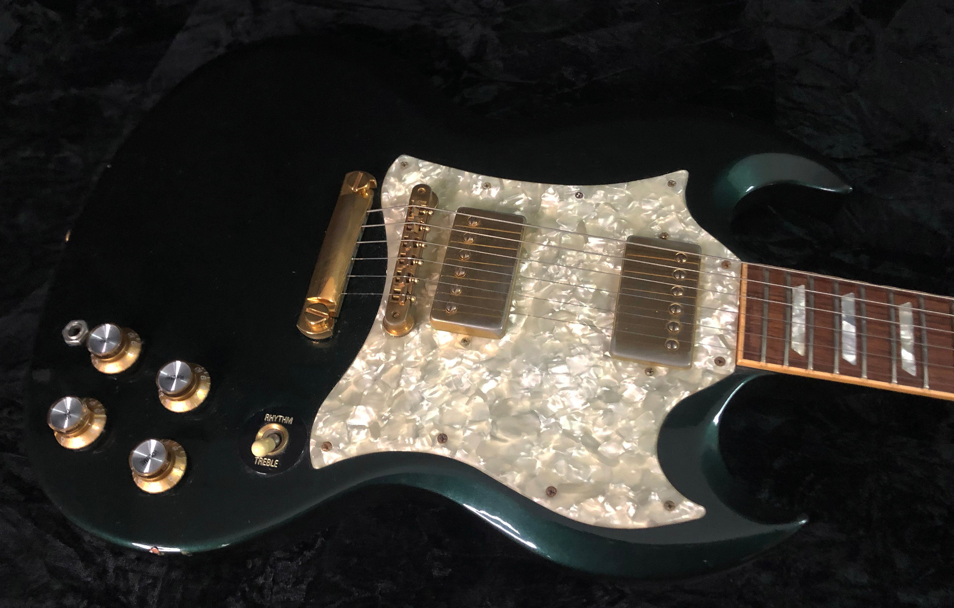 1993 Gibson Custom Shop SG - Metallic Green Finish - From Our Vault! - New Gibson USA Tan Hardshell Case - Serial # 91773386