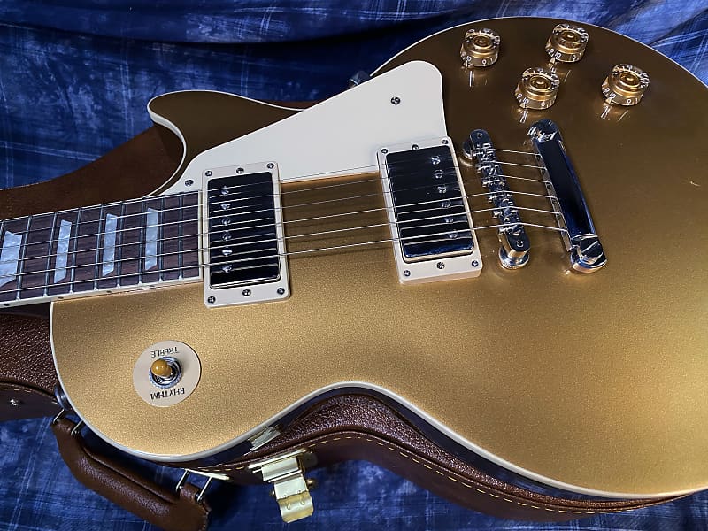 NEW ! 2024 Gibson Les Paul 50's Standard Bizarre Guitar 50th Anniversary Limited Edition All Gold Top, Back & Neck - Upgraded 57 Classic Pick-Ups - Speed Knobs - Titanium Saddles - Authorized Dealer - G03807 - Only 9.1 lbs!