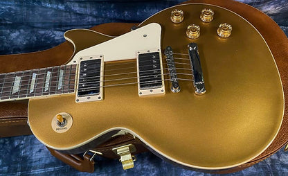 NEW ! 2024 Gibson Les Paul 50's Standard Bizarre Guitar 50th Anniversary Limited Edition All Gold Top, Back & Neck - Upgraded 57 Classic Pick-Ups - Speed Knobs - Titanium Saddles - Authorized Dealer - G03762 - 10 lbs