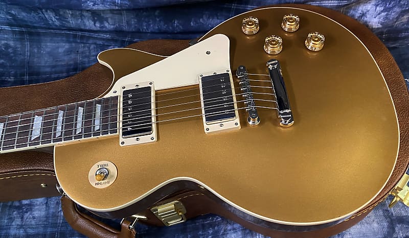 NEW ! 2024 Gibson Les Paul 50's Standard Bizarre Guitar 50th Anniversary Limited Edition All Gold Top, Back & Neck - Upgraded 57 Classic Pick-Ups - Speed Knobs - Titanium Saddles - Authorized Dealer - G03773 - 9 lbs