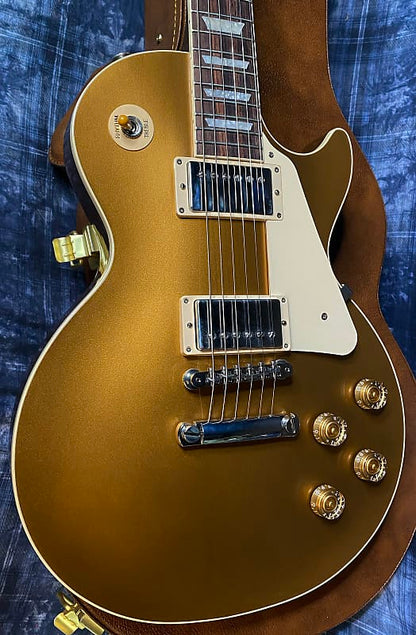 NEW ! 2024 Gibson Les Paul 50's Standard Bizarre Guitar 50th Anniversary Limited Edition All Gold Top, Back & Neck - Upgraded 57 Classic Pick-Ups - Speed Knobs - Titanium Saddles - Authorized Dealer - G03789 - 10.5 lbs