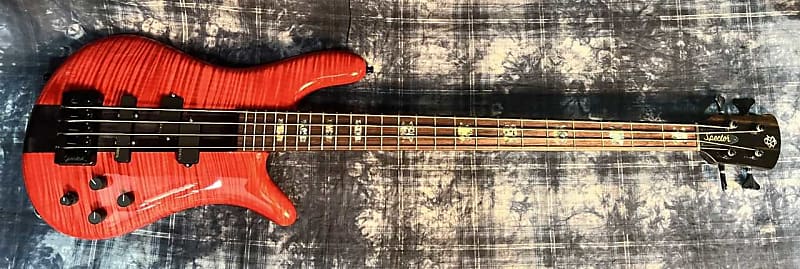 Spector USA NS-2 - Killer Flame Maple Top - Hyper Red - 8.8 lbs.- G04065 - Authorized Dealer