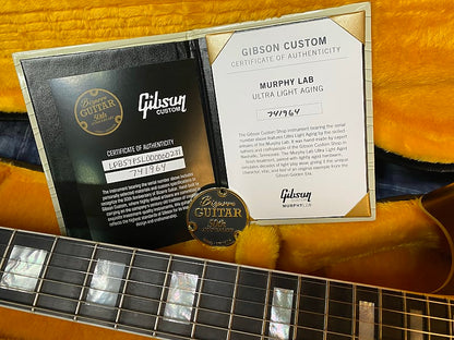 NEW! 2024 Gibson Les Paul Custom 57 Murphy Lab Ultra Light Aged Custom Shop - Bizarre Guitar 50th Anniversary Model - 9.5 lbs - All Double Gold - Authorized Dealer - G04169