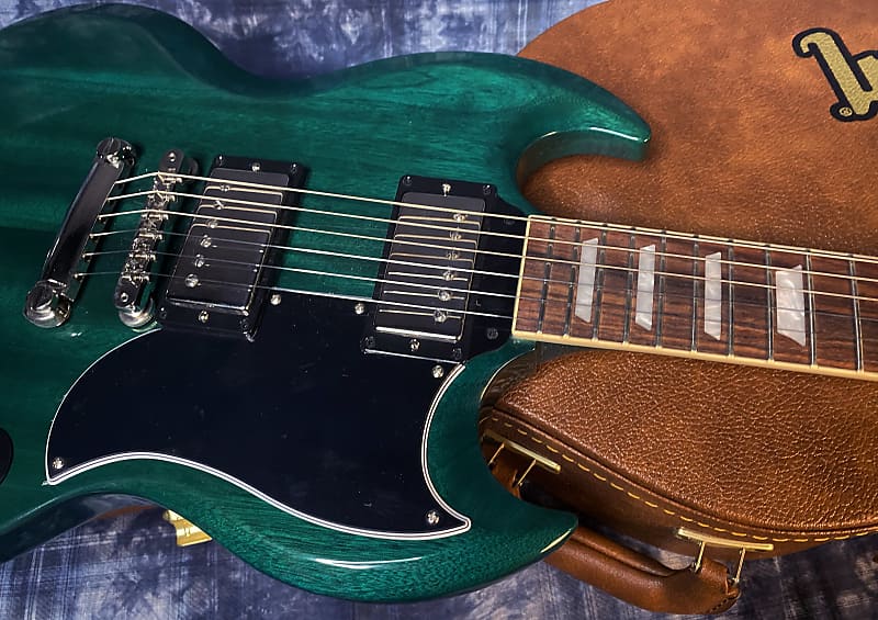 NEW! 2024 Gibson SG Standard '61 Stoptail - Translucent Teal - 6.9 lbs - Authorized Dealer - G04171