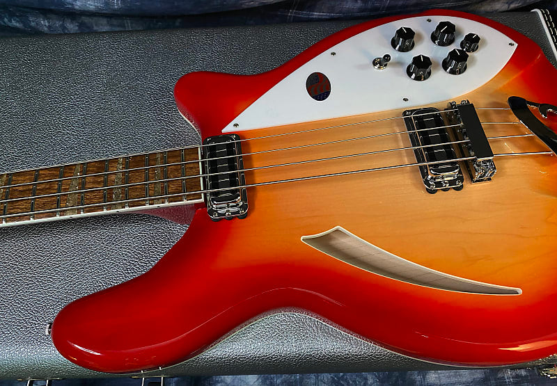 NEW ! 2024 Rickenbacker 4005V Fire Glo FG Fireglo Semi-Hollow Body Bass - Authorized Dealer - In-Stock! 9.1 lbs - G03897