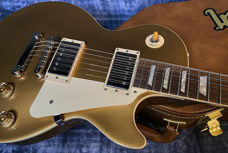 NEW ! 2024 Gibson Les Paul 50's Standard Bizarre Guitar 50th Anniversary Limited Edition All Gold Top, Back & Neck - Upgraded 57 Classic Pick-Ups - Speed Knobs - Titanium Saddles - Authorized Dealer - G03783 - 9.5 lbs!