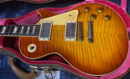 NEW! 2023 Gibson Custom Shop Murphy Lab Limited Edition '59 Les Paul Standard Reissue - Brazilian Rosewood Fretboard - Tom's Tea - Absolute Killer Top! Authorized Dealer - 8.35 lbs - TA