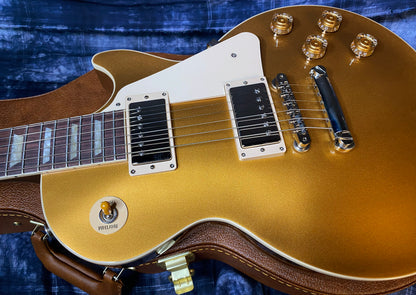 NEW ! 2024 Gibson Les Paul 50's Standard Bizarre Guitar 50th Anniversary Limited Edition All Gold Top, Back & Neck - Upgraded 57 Classic Pick-Ups - Speed Knobs - Titanium Saddles - Authorized Dealer - G03497 - Only 9.2 lbs