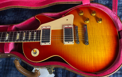 NEW! 2024 Gibson Custom Shop 1959 Les Paul - Washed Cherry Sunburst - Authorized Dealer - Hand Picked Top VOS - Only 8.65 lbs - G02958