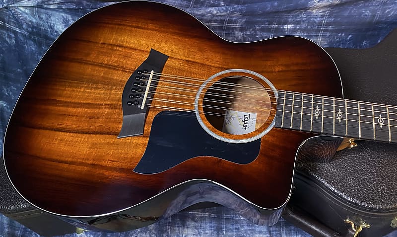 NEW ! 2024 Taylor 264ce-K DLX Grand Auditorium 12-string Acoustic-Electric Guitar - Shaded Edge Burst - Authorized Dealer - 5.1lbs - G03736