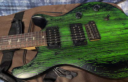 NEW ! 2024 PRS SE Sandblasted CE 24 - Sandblasted Green - Limited Edition - Authorized Dealer - 7.5 lbs - G03391