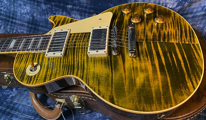 NEW ! 2024 Gibson Custom Shop Dealer Select '59 Les Paul Standard Reissue - Yellow Tiger - Monster Hand Picked Top - 8.8 lbs - Authorized Dealer - G03725