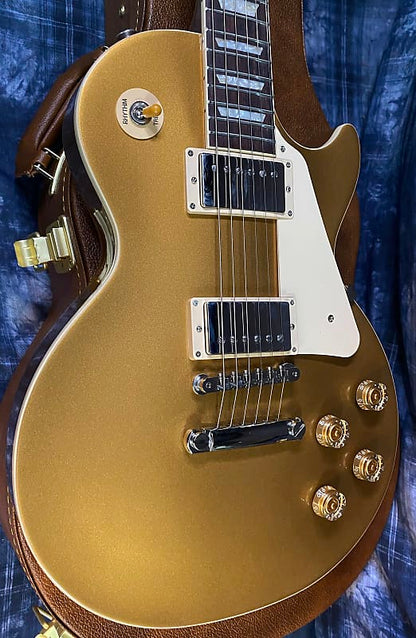 NEW ! 2024 Gibson Les Paul 50's Standard Bizarre Guitar 50th Anniversary Limited Edition All Gold Top, Back & Neck - Upgraded 57 Classic Pick-Ups - Speed Knobs - Titanium Saddles - Authorized Dealer - G03806 - 10.9 lbs - WOW!