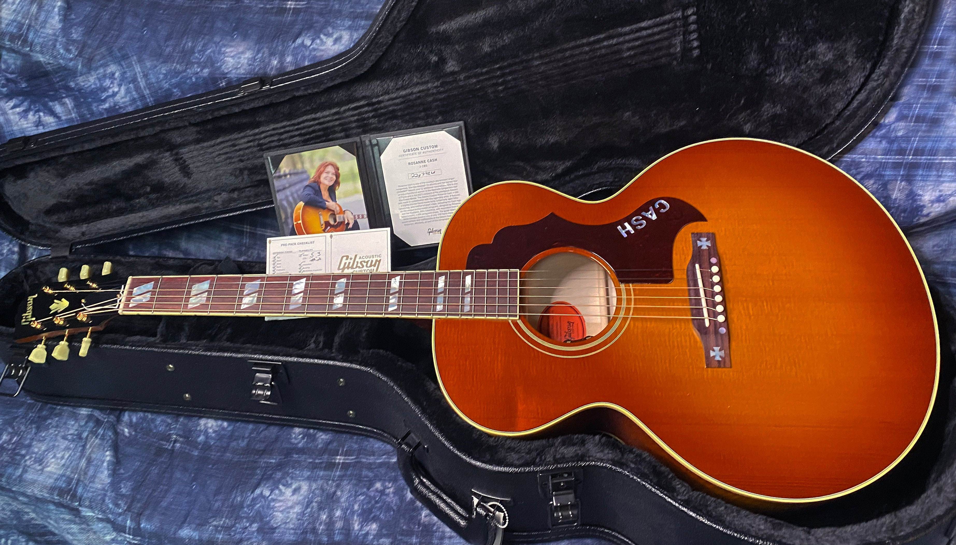 2024 Gibson Rosanne Cash Signature J185 - Custom Shop - Authorized Dealer - Only 4.1 lbs - AMJBRC85HCS - G03562